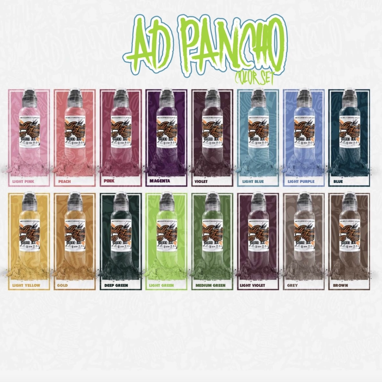 AD PANCHO SET 16 COLORS
